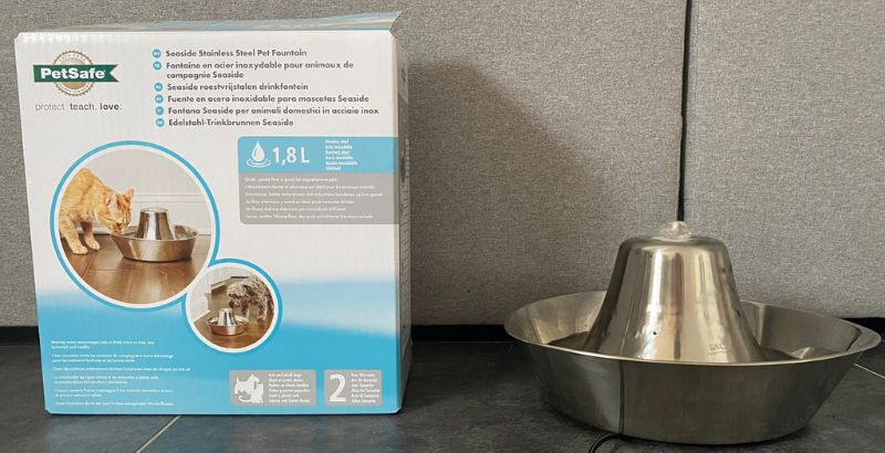 On a testé : la fontaine à eau Pet Safe Seaside en Inox [VIDEO]