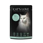 CAT'S LOVE Classic Dinde sachets 12 x 85 g- La Compagnie des Animaux
