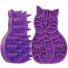 Kong Brosse Cat Zoom Groom violette pour chat - La Compagnie des Animaux