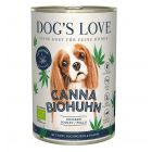 Dog's Love Canna Canis Pâtée Bio Poulet et Chanvre 400 g