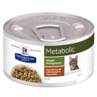 Hill's Prescription Diet Feline Metabolic mijotés au gout de poulet et de légumes 24 x 82 grs- La Compagnie des Animaux