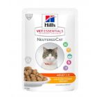 Hill's Science Plan VetEssentials Neutered Cat Young Adult Poulet 12 x 85 g