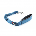 I-DOG Laisse Confort Elastique Bleu/Gris 60 cm - Dogteur