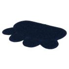 Trixie Tapis pour bac à litière en forme de patte bleu 60 × 45 cm - Dogteur