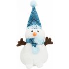 Trixie Xmas Peluche Bonhomme de neige avec bonnet 20 cm - La Compagnie des Animaux