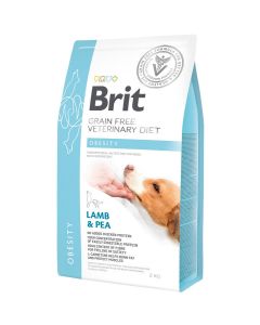 Brit Vet Diet Dog Obesity Grain Free 2 kg - DLUO 07/08/2023