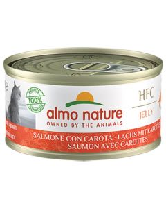 Almo Nature Chat Jelly HFC Saumon Carotte 24 x 70 g