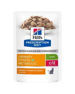Hill's Prescription Diet Chat C/D Urinary Stress + Metabolic 12 x 85 g