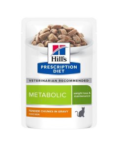 Hill's Prescription Diet Feline Metabolic Sachets 12 x 85 grs