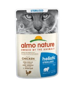 Almo nature Chat Sterilised Poulet 30 x 70 g