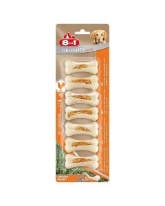 8in1 Friandises Os Delight Strong pour chien mini 140 g