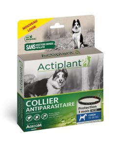 Actiplant Collier antiparasitaire noir chien 15-30 kg