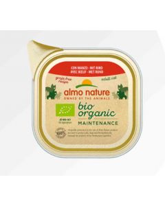 Almo Nature Bio Organic Maintenance avec Boeuf pour chat 19 x 85 g