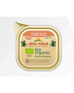 Almo Nature Bio Organic Maintenance avec Saumon pour chat 19 x 85 g