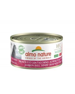 Almo Nature Chat Natural HFC Sans Céréales Made In Italy Jambon Dinde 24 x 70 g