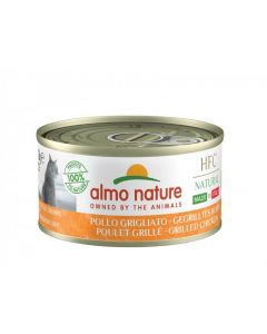 Almo Nature Chat Natural HFC Sans Céréales Made In Italy Poulet Grillé 24 x 70 g