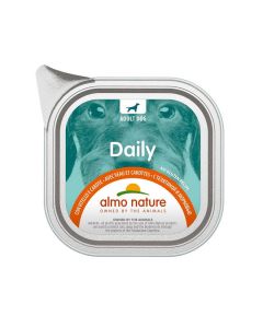 Almo Nature Chien Daily Sans Gluten veau et carottes 32 x 100 g
