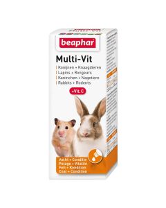 Beaphar MULTI-VIT vitamines pour rongeurs 50 ml