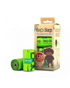 Beco Pets sacs à crottes vert 120 sacs- La Compagnie des Animaux