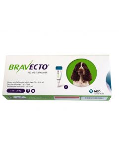 Bravecto Spot-On Chien moyen 10-20 kg 1 pipette- La Compagnie des Animaux