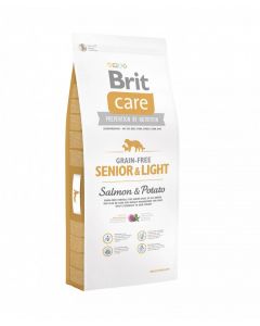 Brit Care Sans Céréales Senior Light Chien Saumon 3 kg