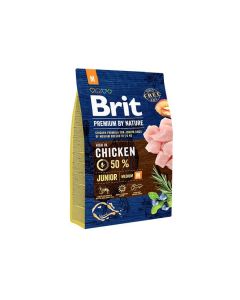 Brit Premium by Nature Junior M Chiot moyenne race 3 kg