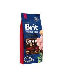 Brit Premium by Nature L pour Chien Adulte 15 kg + 3 kg