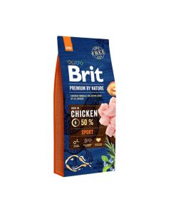Brit Premium by Nature Chien Sport 15 kg - Destockage