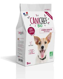 Canichef croquettes BIO sans céréales, sans gluten chien petite race 5 kg- La Compagnie des Animaux