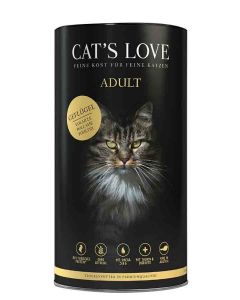 CAT'S LOVE Croquettes Adultes à la volaille 1 kg- La Compagnie des Animaux