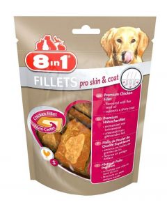 8in1 Fillets Pro Skin & Coat pour chien 80 g