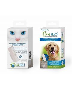 Dental Care pour fontaine à eau Cat et Dog H2O x 8