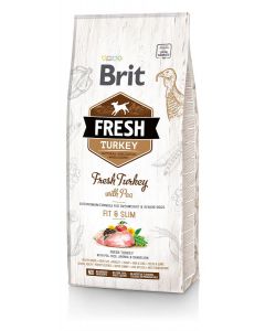 Brit Fresh Croquettes Chien Fit & Slim Dinde et Pois 12 kg