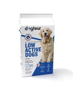 Dogteur Premium Low Grain chiens peu actifs volaille 12 kg