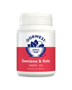 Dorwest Damiana et Noix de Kola 200 cps