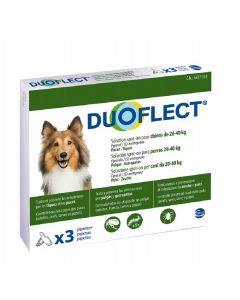 Duoflect Chiens 20-40 kg 3 pipettes - 6 mois