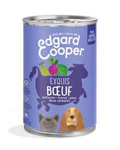 Edgard & Cooper Boite Boeuf Betteraves & Brocoli Chien adulte 6 x 400 g