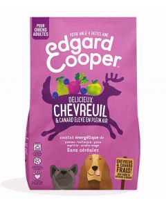 Edgard & Cooper Croquettes Chevreuil frais & Canard Chien adulte 2,5 kg- La Compagnie des Animaux