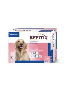 Effitix Spot On grand chien 20 - 40 kg 4 pipettes