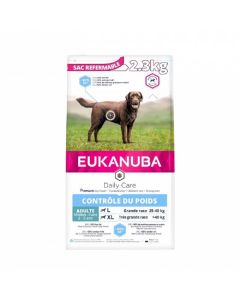 Eukanuba Chien Daily Care Adult Overweight Grande Race Poulet 12 kg