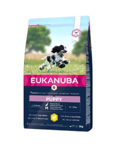 Eukanuba Growing Puppy Moyenne Race au poulet 3 kg