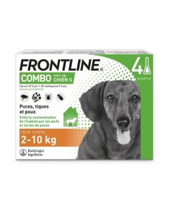 Frontline Combo Chien 2-10 kg 4 pipettes