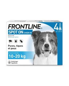 Frontline Spot on chien de 10-20 kg 4 pipettes