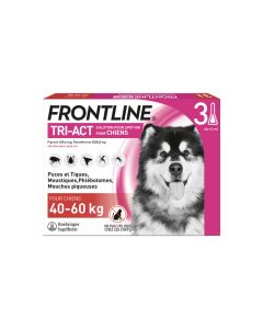 Frontline Tri Act spot on Très Grand Chien 40 - 60 kg 3 pipettes
