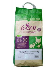 Gasco Blé Bio pour volaille et Basse-cour 8 kg- Dogteur