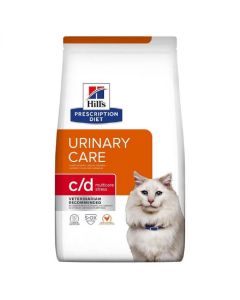 Hill's Prescription Diet Feline C/D Urinary Stress au poulet 1.5 kg