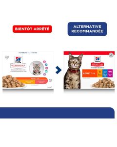 Hill's Science Plan VetEssentials Feline Adult Poulet Saumon 12 x 85 g