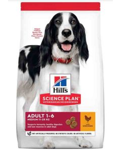 Hill's Science Plan Canine Adult Medium Poulet 14 kg