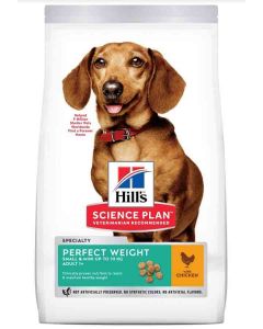 Hill's Science Plan Canine Adult Perfect Weight Small & Mini Poulet 1,5 kg