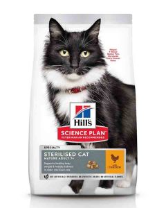 Hill's Science Plan Feline Mature Adult 7+ Sterilised Cat Poulet 3 kg